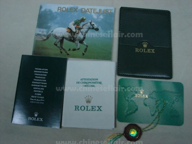 Duplicate Rolex Datejust Booklet Set Rolex aaa copy